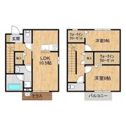 トワテラスの間取り画像