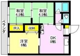 アシュレ並榎の間取り画像