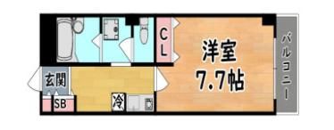 VILLA WEST 六甲の間取り画像