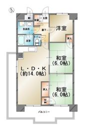 コスモピア舟入南の間取り画像
