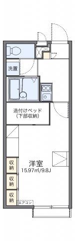 レオパレスグランプラージュの間取り画像