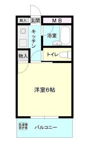 ジュネパレス津田沼15の間取り画像