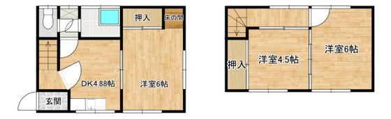 中野4丁目戸建の間取り画像