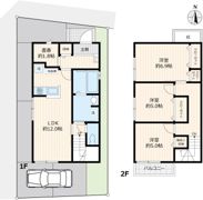 保木間5丁目戸建 A棟の間取り画像