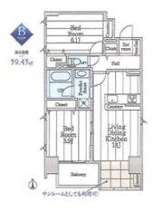 クオリア両国の間取り画像