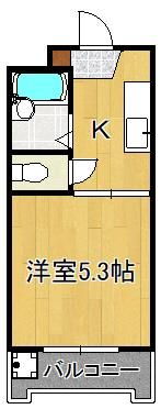 ユースハイツMDの間取り画像