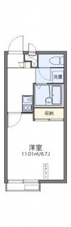 レオパレスメゾンエスエスの間取り画像