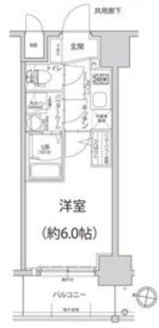 エスリード神戸大倉山ヒルズの間取り画像