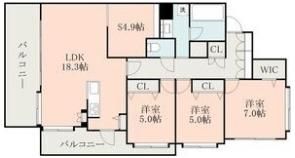 オーヴィジョン熊本駅南の間取り画像