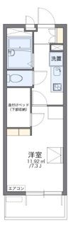レオパレスイーストヒルズの間取り画像