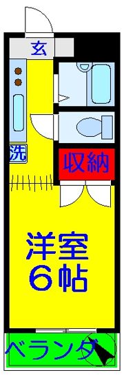 第1島村マンションの間取り画像