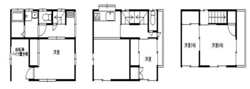 川越市 貸戸建ての間取り画像