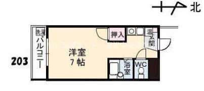 照島マンションの間取り画像