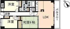 シーブリーズ東原壱番館の間取り画像