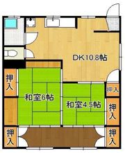 ケイズプレイス中の原 4棟の間取り画像