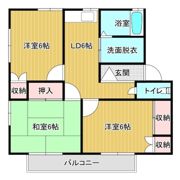 メゾニティ江戸崎の間取り画像
