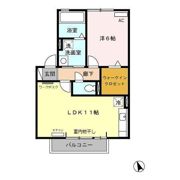 リビングタウン下俣 Bの間取り画像