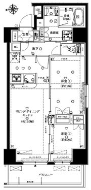 イアース西日暮里の間取り画像