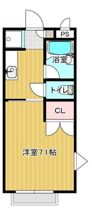 アーシャーハウス Cの間取り画像