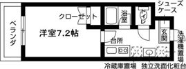 オーパス自由ヶ丘の間取り画像