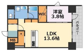 BRAVE松屋町の間取り画像
