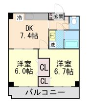 ルブニール西郷の間取り画像
