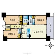 ポレスター博多ミッドシティの間取り画像