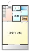 メープル西原の間取り画像