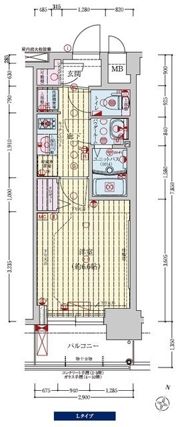 プレサンス新大阪イオリアの間取り画像