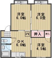 星島コーポC棟の間取り画像