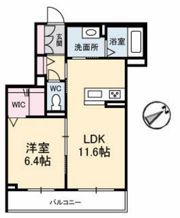 レジデンス・ザ・う越久の間取り画像