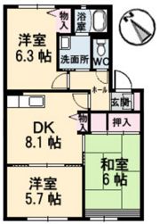 ディアスTANAKA C棟の間取り画像