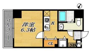 レクシア京橋の間取り画像