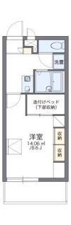 レオパレスHKスクエアの間取り画像