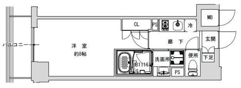 プライマル千石の間取り画像