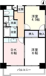 レスポアールEAST21thの間取り画像