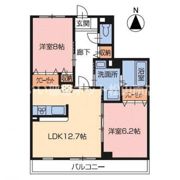 フォブール丹下Ⅱの間取り画像