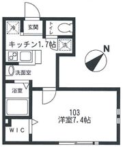 アーバンコート千駄ヶ谷の間取り画像