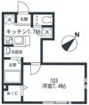 アーバンコート千駄ヶ谷の間取り画像