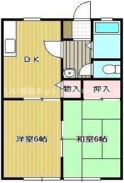 サンライフ中村の間取り画像