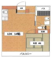 ヴィラ高砂の間取り画像