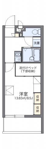 レオパレス新都心Ⅱの間取り画像