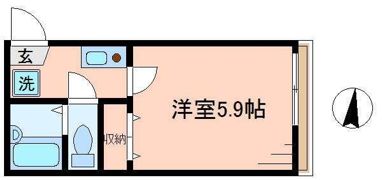 クレール小竹向原の間取り画像