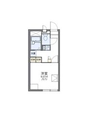 レオパレスリバーサイド竹田の間取り画像