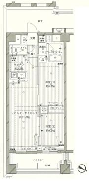 コスモリード西馬込の間取り画像