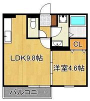 ソレイユ小倉東の間取り画像