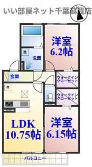 D-roomちはら台Gの間取り画像