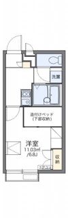 レオパレスLotus坂下の間取り画像