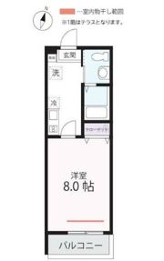 ハーミットクラブハウス鶴見市場Ⅱ（仮）の間取り画像
