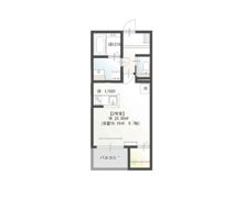 Lien広中新開の間取り画像